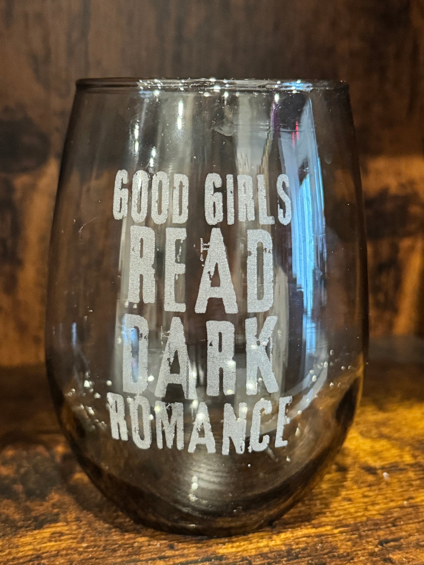 Dark Romance Wine Glass
