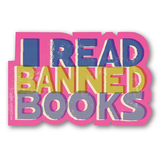 'I Read Banned Books' Sticker